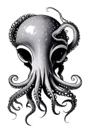Squid tattoo design idea
