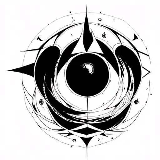 black hole, Inferno, roman Empire tattoo design idea