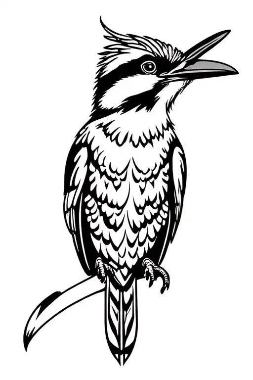 Kookaburra tattoo design idea