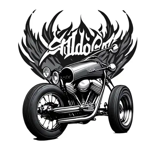 Hot Rod tattoo design idea