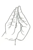 pinky promise with 224 at the bottom  tattoo design idea