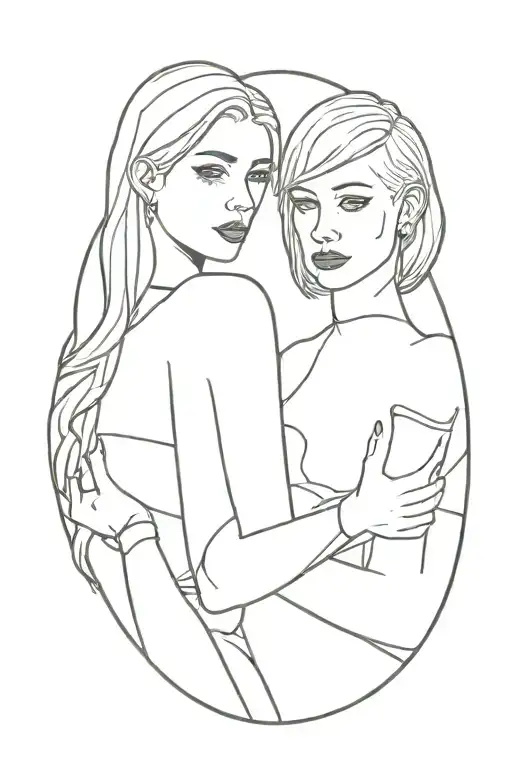 sisters, 26 05 2000 18 04 2003 tattoo design idea