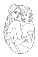 sisters, 26 05 2000 18 04 2003 tattoo design idea