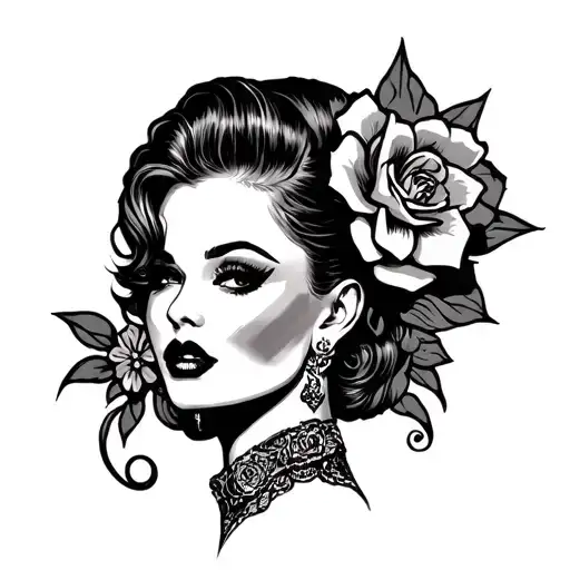 Rockabilly tattoo design idea