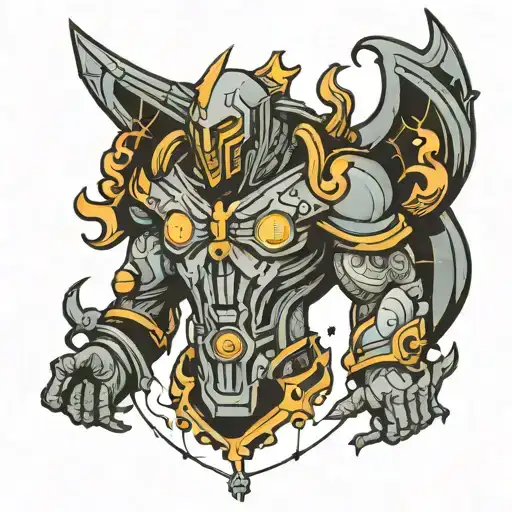 arcane shoulder tattoo tattoo design idea