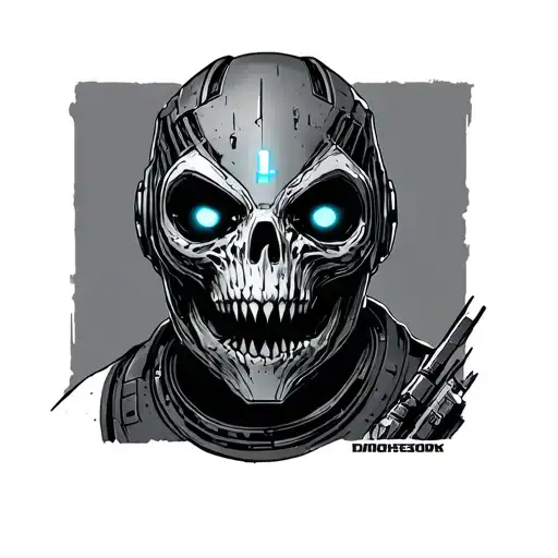 dead space necromorph beacon lighting tattoo design idea