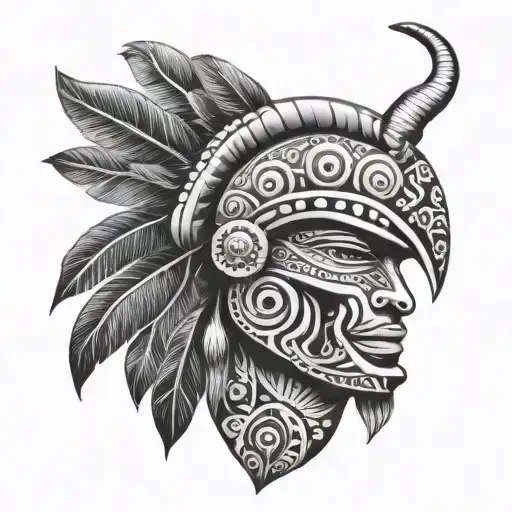 tribal Taino tribal tattoo tattoo design idea