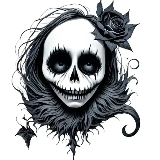 Tim Burton tattoo design idea