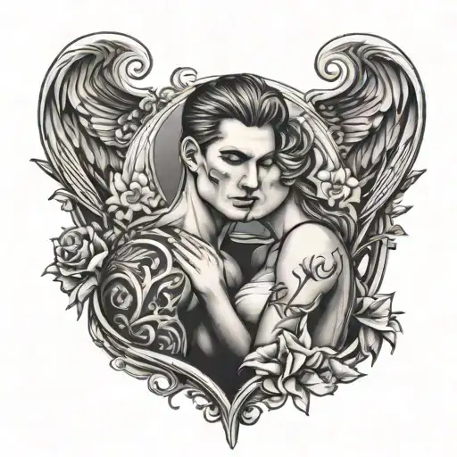 Brother and sister tattoo that isn’t too girly but represents love and loyalty tattoo design idea