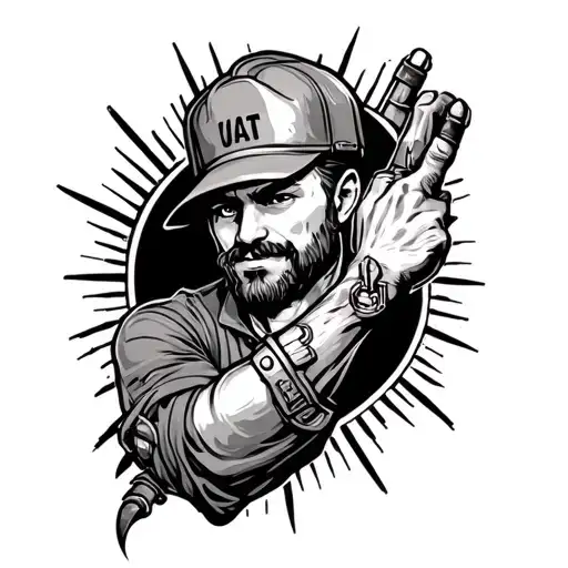 hand tattoo for a plumber  tattoo design idea