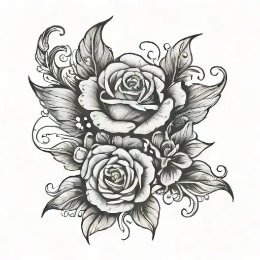 Abuse Survivor tattoo design idea