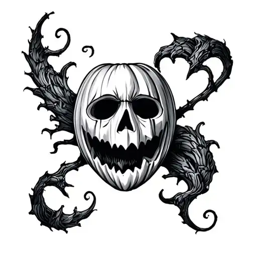 Halloween tattoo design idea