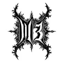 MS13 gothic font tattoo design idea