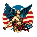 saint michael tattoo design idea