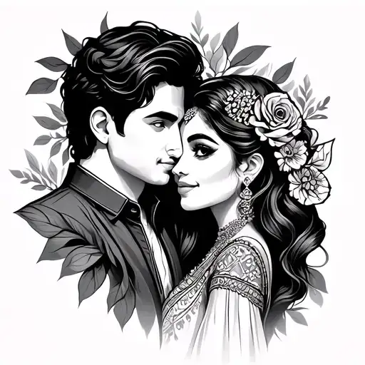 Nikhil and Rani tattoo design idea