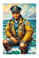 seaman engineer tattoo design idea