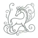 tendrils, animals tattoo design idea