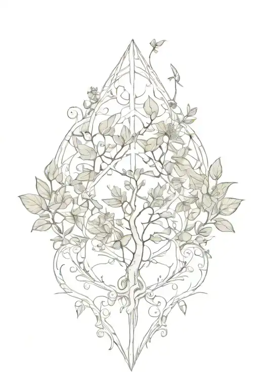 self growth mindset without nature aspects tattoo design idea