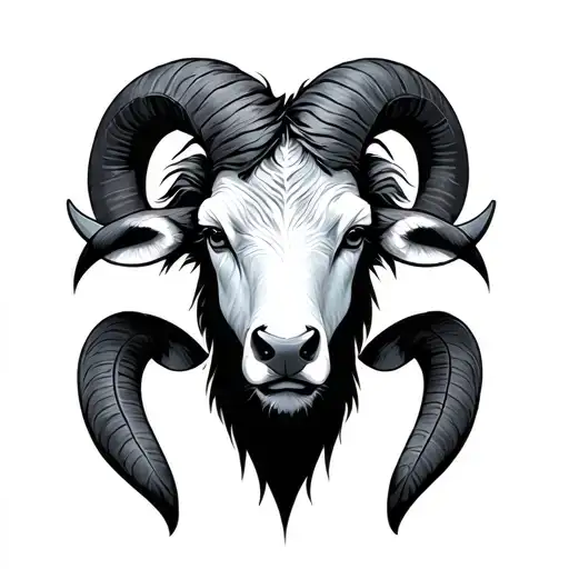 Aries Taurus tattoo design idea