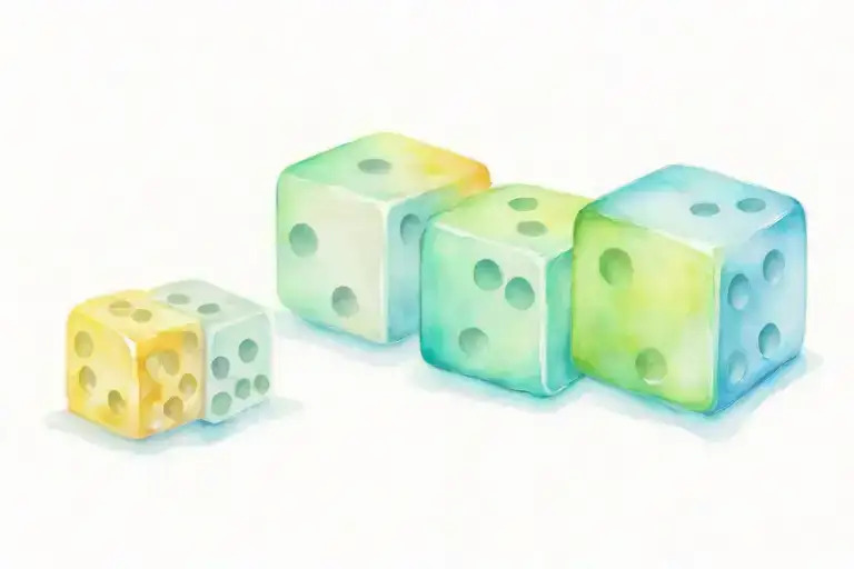 Dice tattoo design idea