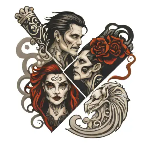 Parents - mother Shiree dad - Hayden - husband and wife and two children Kira 16 and Alaric 14 - infinity tattoo design idea