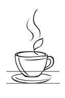 coffe composition java programmer developing tattoo design idea