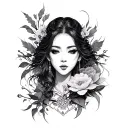 Maki Zenin tattoo design idea