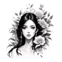 Maki Zenin tattoo design idea