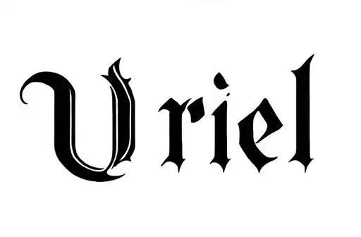 "Uriel" tattoo design idea