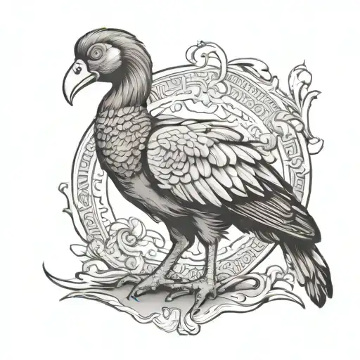 Dodo tattoo design idea