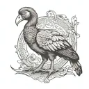 Dodo tattoo design idea
