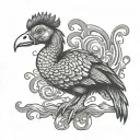 Dodo tattoo design idea