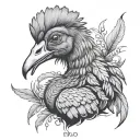 Dodo tattoo design idea