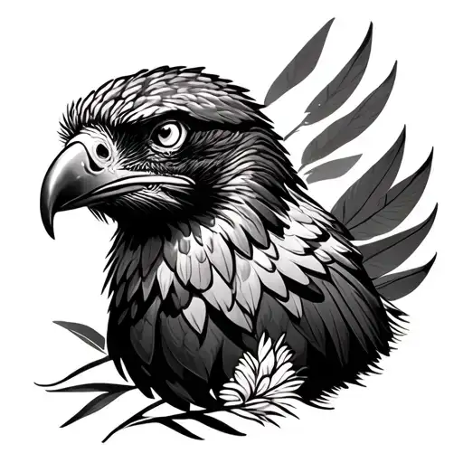 Philippine eagle tattoo design idea