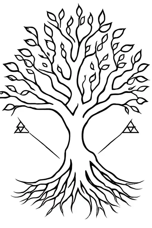 tree of life kabbalah tree of life tattoo design idea