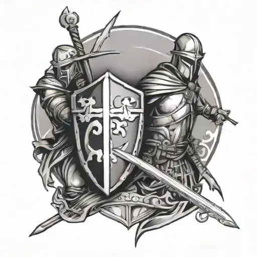 Crusaders tattoo design idea