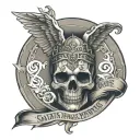 every saint has a past every sinner has a future tattoo design idea