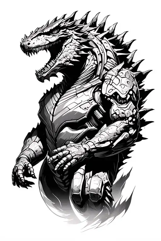 pacific rim kaiju tattoo design idea