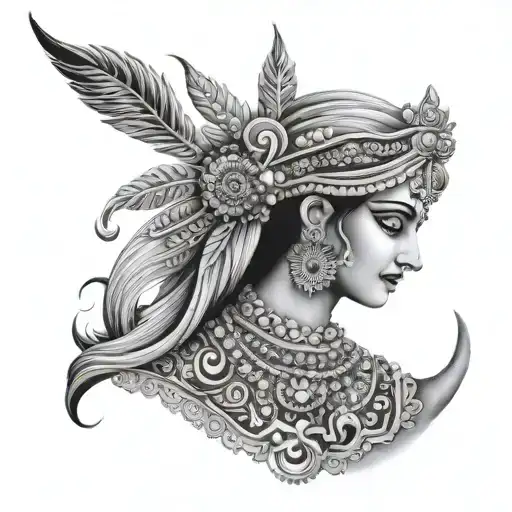 punjabi culture tattoo design idea