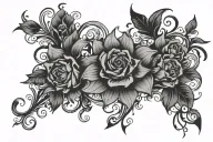 signature incorporated into the design tattoo design idea