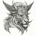 Tengri tattoo design idea