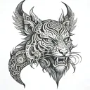 Tengri tattoo design idea
