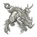 Tengri tattoo design idea