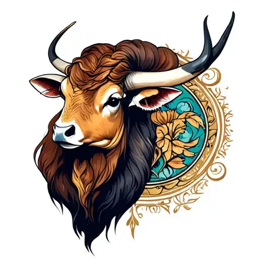 taurus tattoo design idea