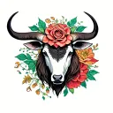 taurus tattoo design idea