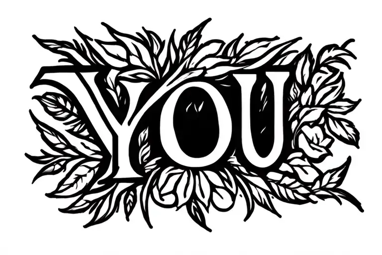"You" farmers tattoo design idea