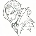 dota 2 hero Invoker draw tattoo design idea