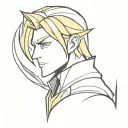 dota 2 hero Invoker draw tattoo design idea