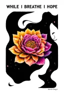 While I Breathe I Hope tattoo design idea