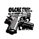"The only objective that we cannot achieve is the one that we do not set." With a fairly real pistol et la phrase visibl tattoo design idea